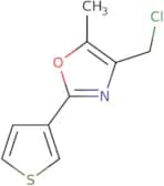 4-(Chloromethyl)-5-methyl-2-(thiophen-3-yl)-1,3-oxazole