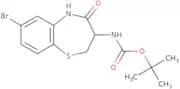 tert-Butyl N-[(3R)-7-bromo-4-oxo-2,3,4,5-tetrahydro-1,5-benzothiazepin-3-yl]carbamate