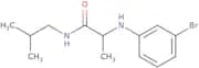 2-[(3-Bromophenyl)amino]-N-(2-methylpropyl)propanamide