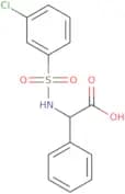 2-(3-Chlorobenzenesulfonamido)-2-phenylacetic acid