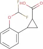 2-[2-(Difluoromethoxy)phenyl]cyclopropane-1-carboxylic acid