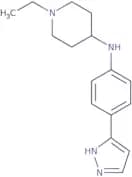 1-Ethyl-N-[4-(1H-pyrazol-3-yl)phenyl]piperidin-4-amine