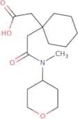 2-(1-{[Methyl(oxan-4-yl)carbamoyl]methyl}cyclohexyl)acetic acid