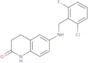 6-{[(2-Chloro-6-fluorophenyl)methyl]amino}-1,2,3,4-tetrahydroquinolin-2-one