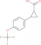 2-[4-(Trifluoromethoxy)phenyl]cyclopropane-1-carboxylic acid