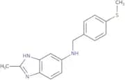 2-Methyl-N-{[4-(methylsulfanyl)phenyl]methyl}-1H-1,3-benzodiazol-5-amine