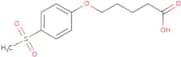 5-(4-Methanesulfonylphenoxy)pentanoic acid