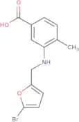 3-{[(5-Bromofuran-2-yl)methyl]amino}-4-methylbenzoic acid