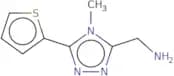 [4-Methyl-5-(thiophen-2-yl)-4H-1,2,4-triazol-3-yl]methanamine