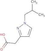 2-[1-(2-Methylpropyl)-1H-pyrazol-3-yl]acetic acid