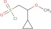 2-Cyclopropyl-2-methoxyethane-1-sulfonyl chloride