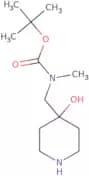 tert-Butyl ((4-hydroxypiperidin-4-yl)methyl)(methyl)carbamate