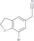 2-(7-Bromo-2,3-dihydro-1-benzofuran-5-yl)acetonitrile