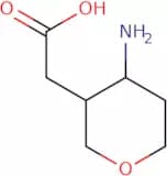2-(4-Aminooxan-3-yl)acetic acid