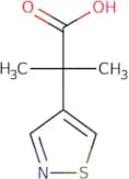 2-Methyl-2-(1,2-thiazol-4-yl)propanoic acid