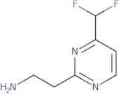 2-[4-(Difluoromethyl)pyrimidin-2-yl]ethan-1-amine