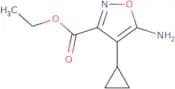 Ethyl 5-amino-4-cyclopropyl-1,2-oxazole-3-carboxylate