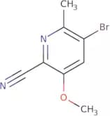 5-Bromo-3-methoxy-6-methylpyridine-2-carbonitrile