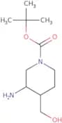 tert-Butyl 3-amino-4-(hydroxymethyl)piperidine-1-carboxylate
