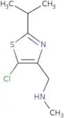 {[5-Chloro-2-(propan-2-yl)-1,3-thiazol-4-yl]methyl}(methyl)amine