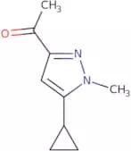 1-(5-Cyclopropyl-1-methyl-1H-pyrazol-3-yl)ethan-1-one