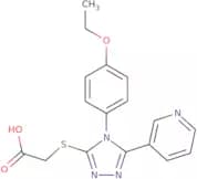 2-{[4-(4-Ethoxyphenyl)-5-(pyridin-3-yl)-4H-1,2,4-triazol-3-yl]sulfanyl}acetic acid