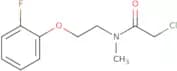 2-Chloro-N-[2-(2-fluorophenoxy)ethyl]-N-methylacetamide
