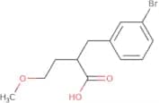 2-[(3-Bromophenyl)methyl]-4-methoxybutanoic acid