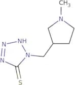 1-[(1-Methylpyrrolidin-3-yl)methyl]-1H-1,2,3,4-tetrazole-5-thiol