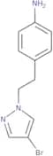 4-[2-(4-Bromo-1H-pyrazol-1-yl)ethyl]aniline