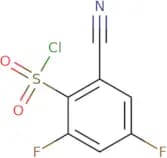 2-Cyano-4,6-difluorobenzene-1-sulfonyl chloride