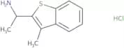 (1S)-1-(3-Methyl-1-benzothiophen-2-yl)ethan-1-amine hydrochloride