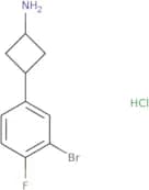 3-(3-Bromo-4-fluorophenyl)cyclobutan-1-amine hydrochloride