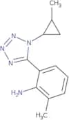 rac-2-Methyl-6-{1-[(1R,2R)-2-methylcyclopropyl]-1H-1,2,3,4-tetrazol-5-yl}aniline