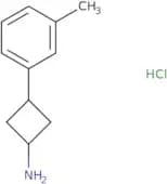3-(3-Methylphenyl)cyclobutan-1-amine hydrochloride