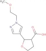 rac-(2R,3R)-2-[1-(2-Methoxyethyl)-1H-pyrazol-4-yl]oxolane-3-carboxylic acid