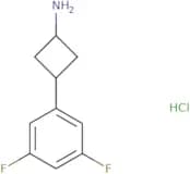 3-(3,5-Difluorophenyl)cyclobutan-1-amine hydrochloride