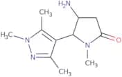 rac-(4R,5S)-4-Amino-1-methyl-5-(trimethyl-1H-pyrazol-4-yl)pyrrolidin-2-one