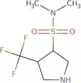 rac-(3R,4R)-N,N-Dimethyl-4-(trifluoromethyl)pyrrolidine-3-sulfonamide