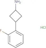 rac-(1R,3R)-3-(2-Fluorophenyl)cyclobutan-1-amine hydrochloride