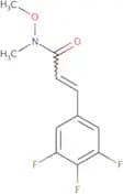 N-Methoxy-N-methyl-3-(3,4,5-trifluorophenyl)prop-2-enamide