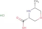 rac-(3R,5R)-5-Methylmorpholine-3-carboxylic acid hydrochloride