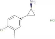 (1S,2R)-rel-2-(4-Chloro-3-fluorophenyl)cyclopropan-1-amine HCl