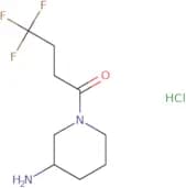 1-[(3R)-3-Aminopiperidin-1-yl]-4,4,4-trifluorobutan-1-one hydrochloride