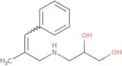 3-[(2-Methyl-3-phenylprop-2-en-1-yl)amino]propane-1,2-diol