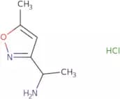 (1S)-1-(5-Methyl-1,2-oxazol-3-yl)ethan-1-amine hydrochloride