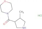 4-[4-Methylpyrrolidine-3-carbonyl]morpholine hydrochloride