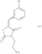 3-(2-Aminoethyl)-5-[(3-bromophenyl)methylidene]-1,3-thiazolidine-2,4-dione hydrochloride
