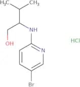 (2S)-2-[(5-Bromopyridin-2-yl)amino]-3-methylbutan-1-ol hydrochloride