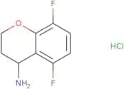 (4S)-5,8-Difluoro-3,4-dihydro-2H-1-benzopyran-4-amine hydrochloride